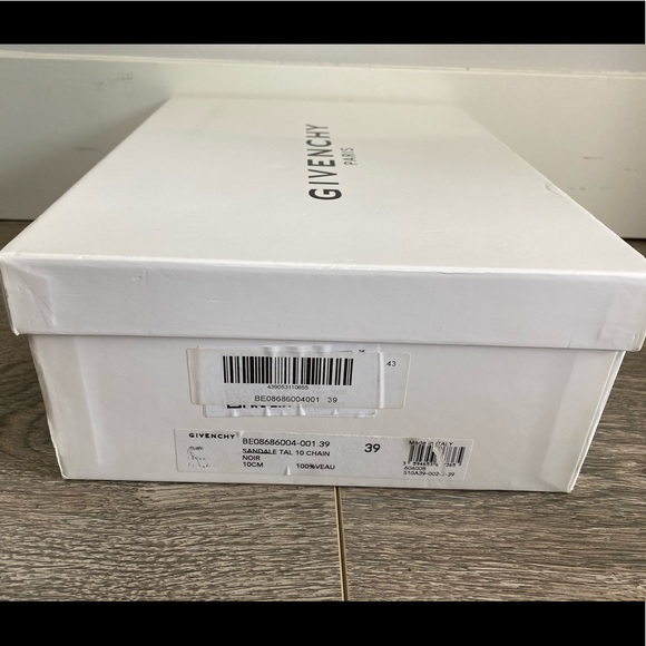 Givenchy Chain Ankle Block Heel Sandals - Picture 7 of 8